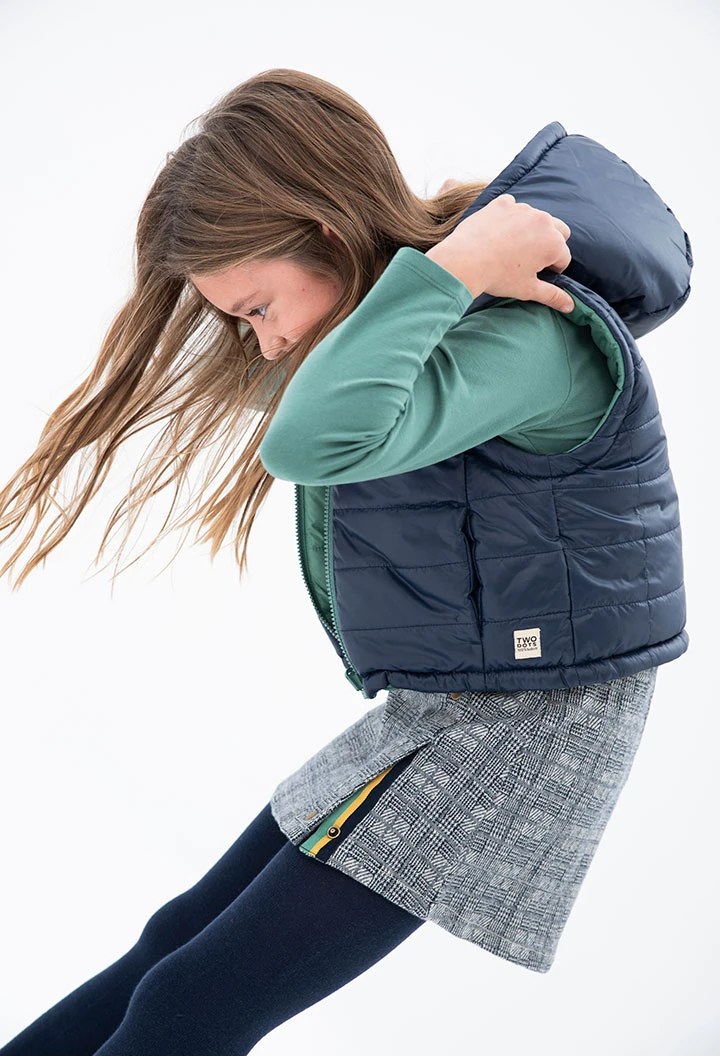 Gilet en toile technique pour fille