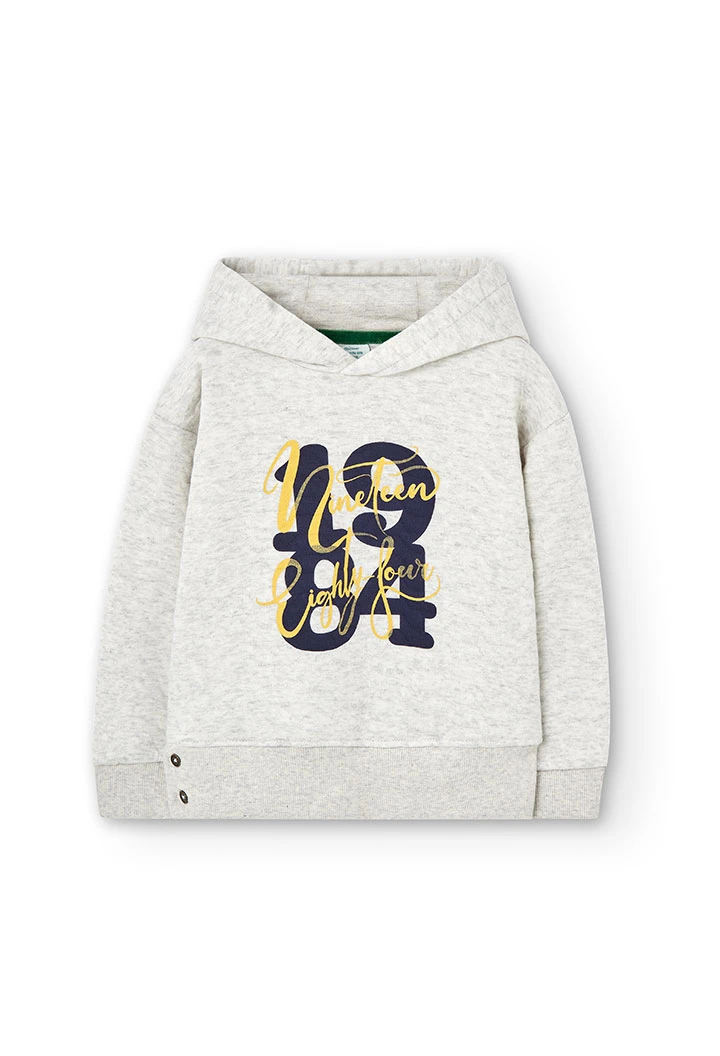 Sweat maille à capuche pour fille