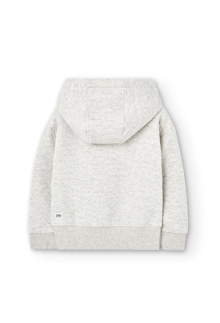 Sweatshirt knit hooded for girl