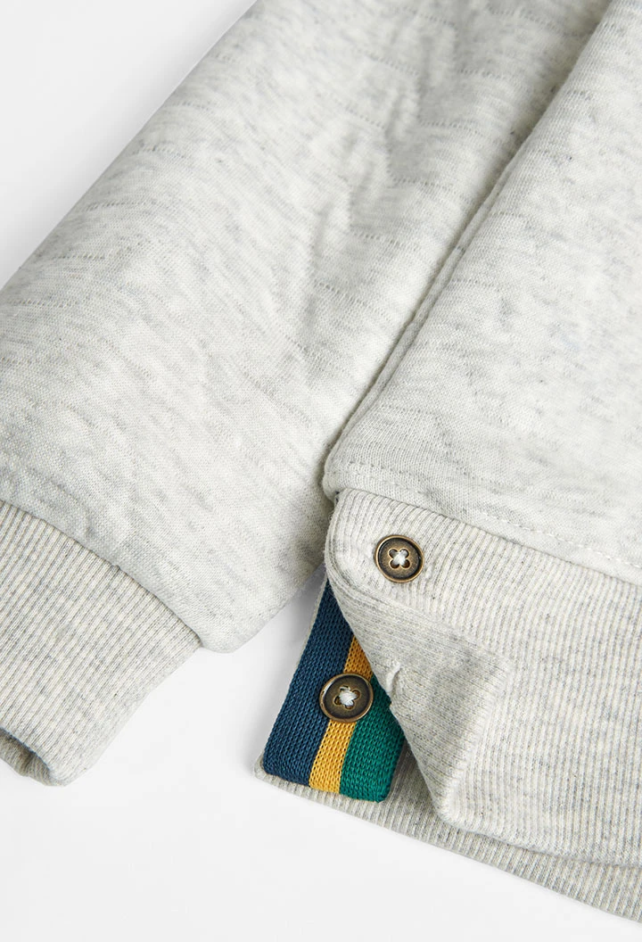 Sweat maille à capuche pour fille