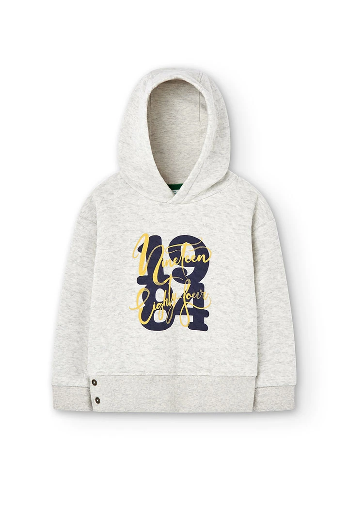 Sweat maille à capuche pour fille
