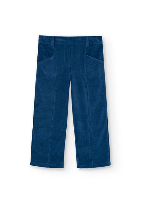 Cordhose für Mädchen in Blau