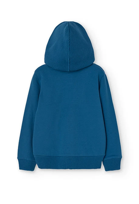 Blue fleece jacket for girl