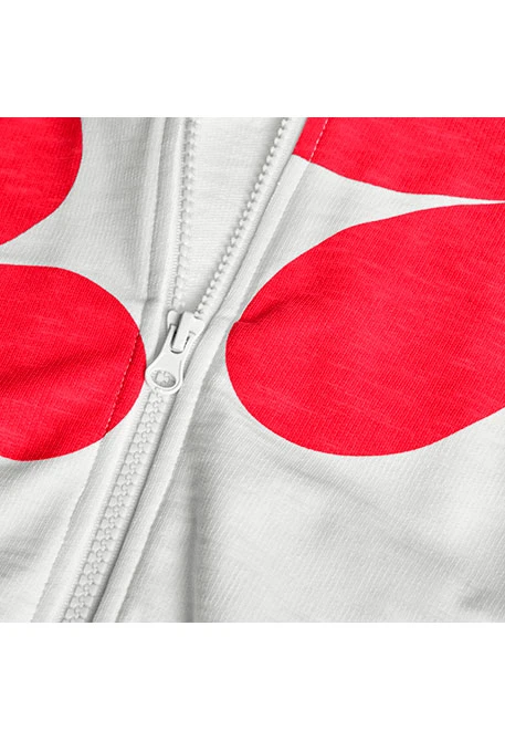 Girls white plush jacket