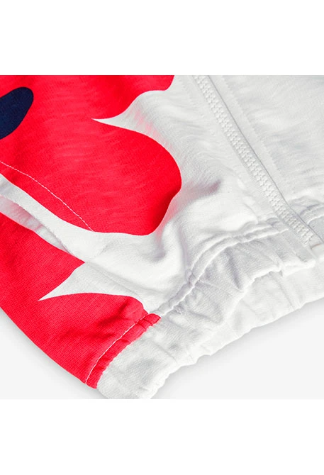 Chaqueta de felpa para niña en color blanco