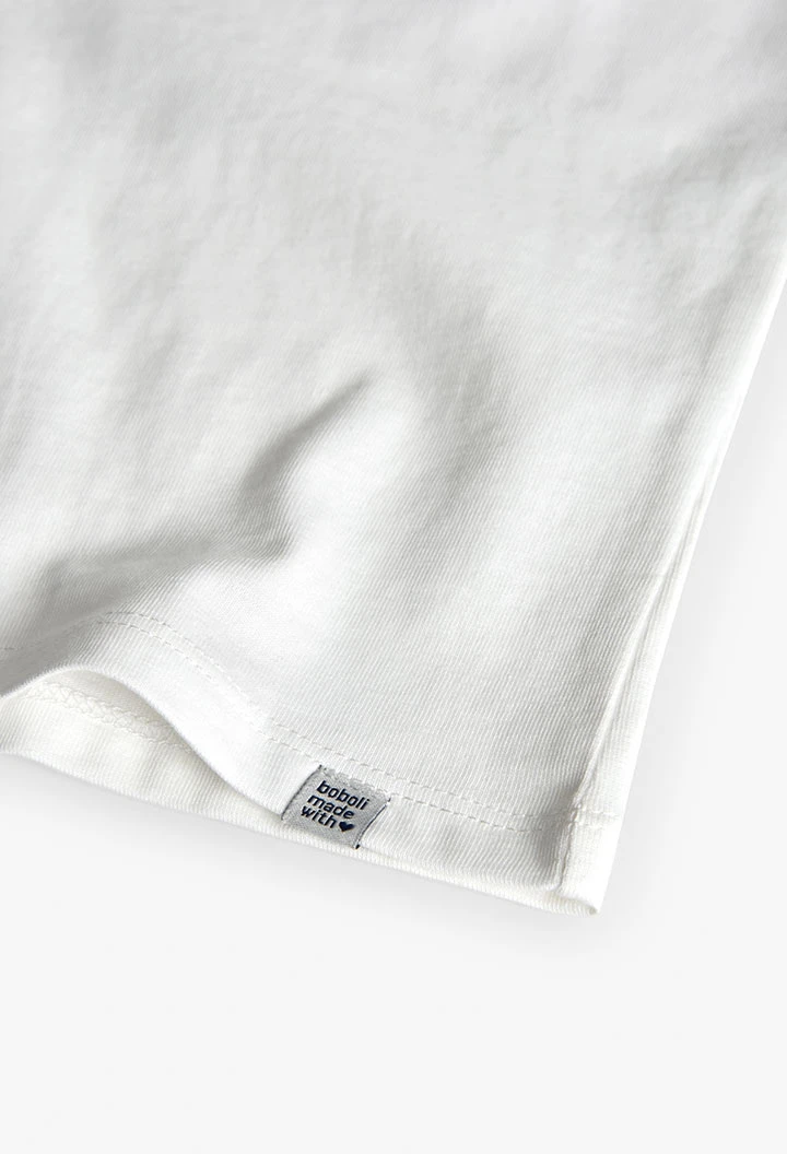 Mädchen T-Shirt weiß mit Buchstaben