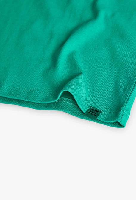 Grünes Mädchen-T-Shirt mit Buchstaben