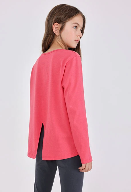 Camiseta niña rosa letras