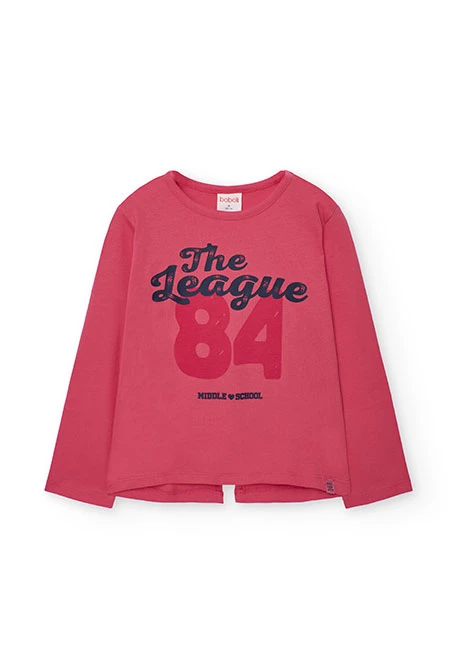 Pink girl T-shirt with letters