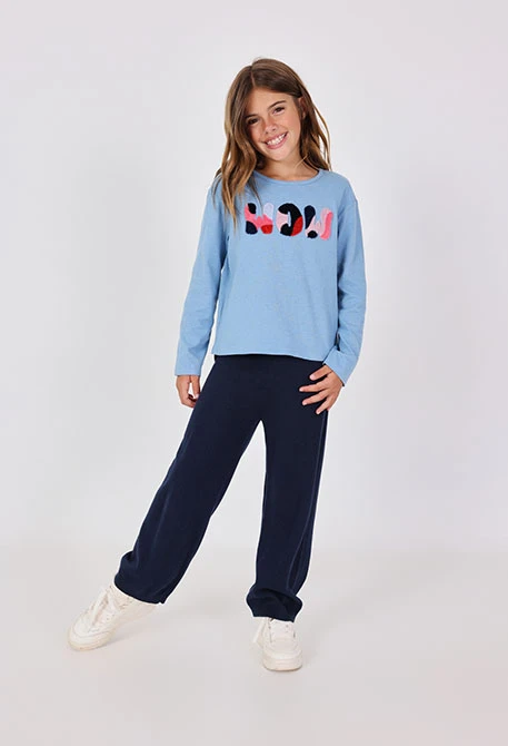 Mädchenhose in Marineblau