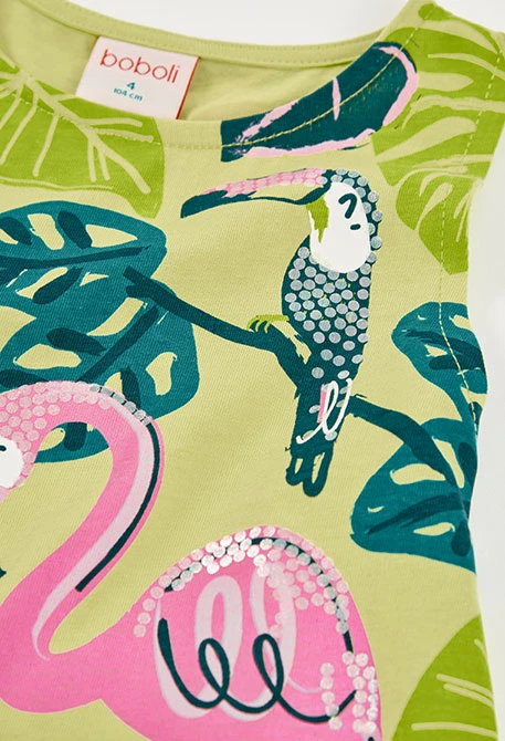 Abito a maglia verde