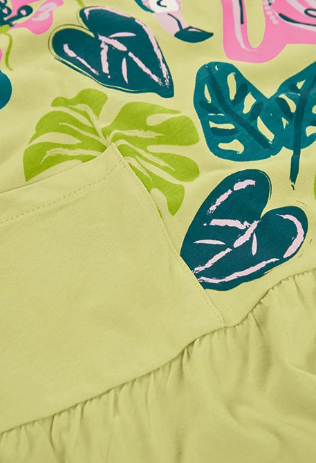 Vestido de malha verde