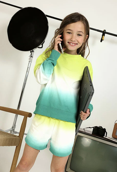 Sweat multicolore pour fille