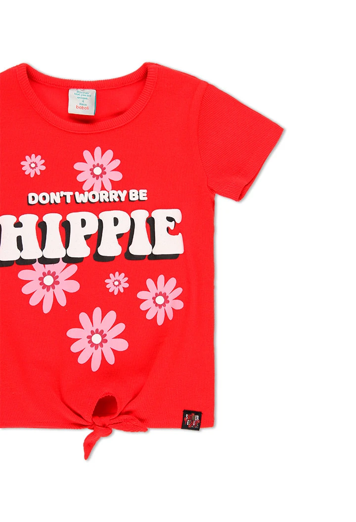 T-Shirt tricot pour fille