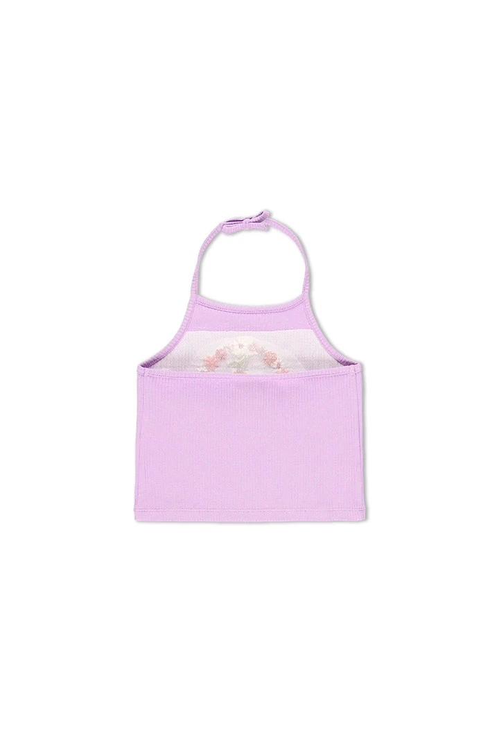 Top maille pour fille