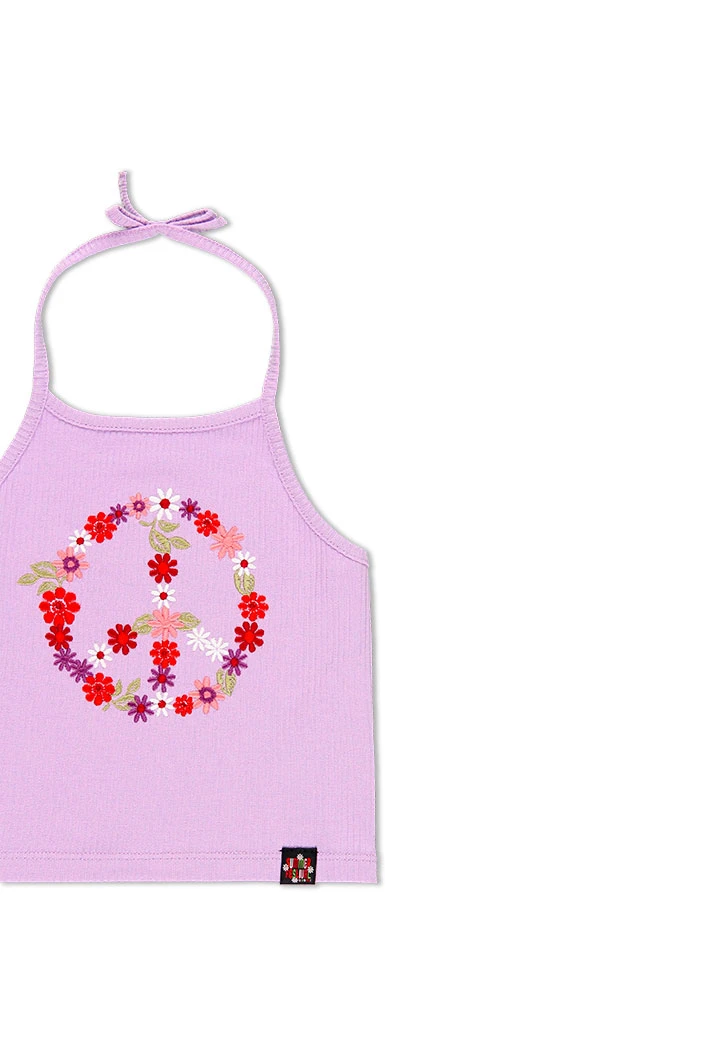 Top maille pour fille