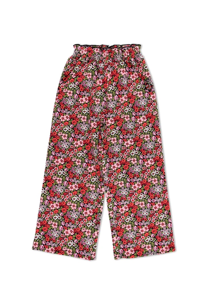 Pantalon fleurs pour fille