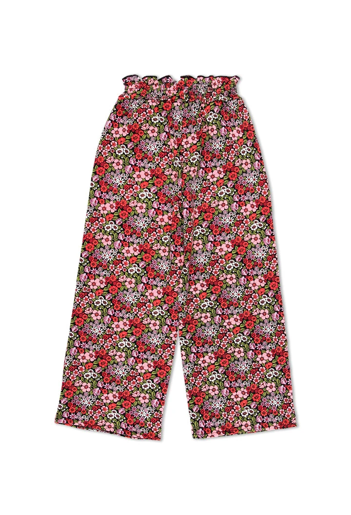 Pantalon fleurs pour fille