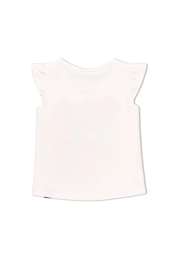 T-Shirt tricot "bbl love" pour fille