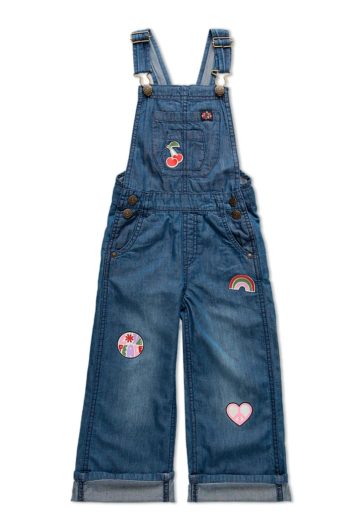 Salopette en jean pour fille