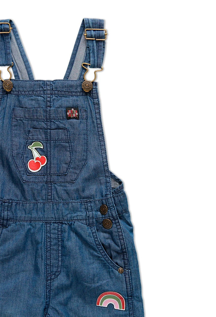 Salopette en jean pour fille