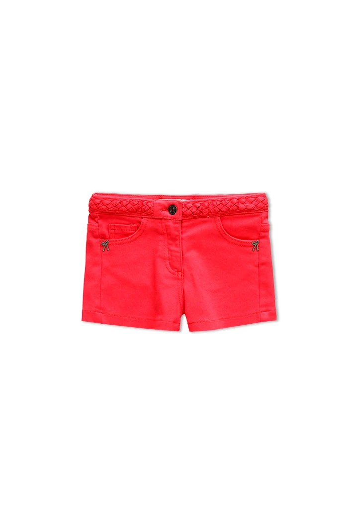 Short en gabardine stretch pour fille