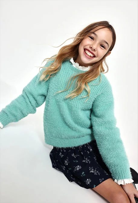 Jersey niña verde