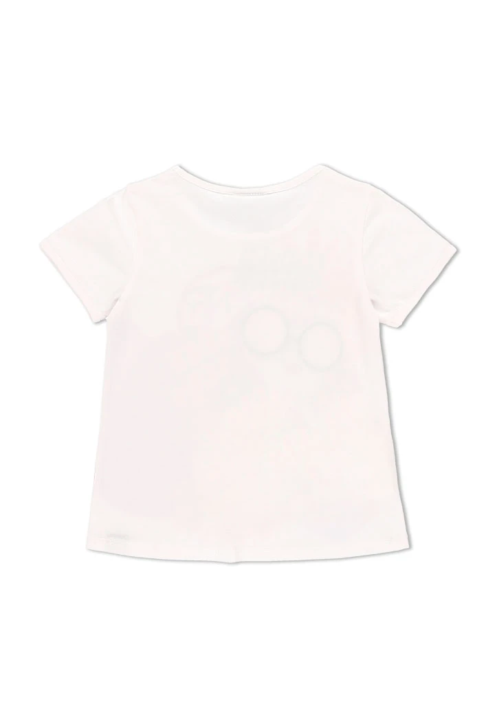 T-Shirt tricot "flowers bbl" pour fille