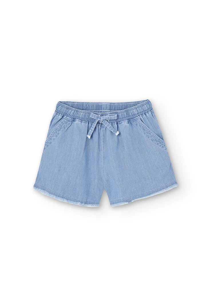 Short en jean pour fille