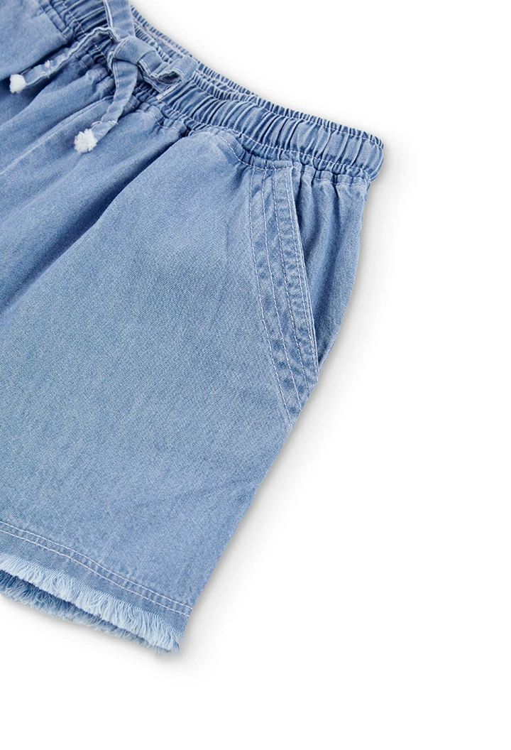 Short en jean pour fille