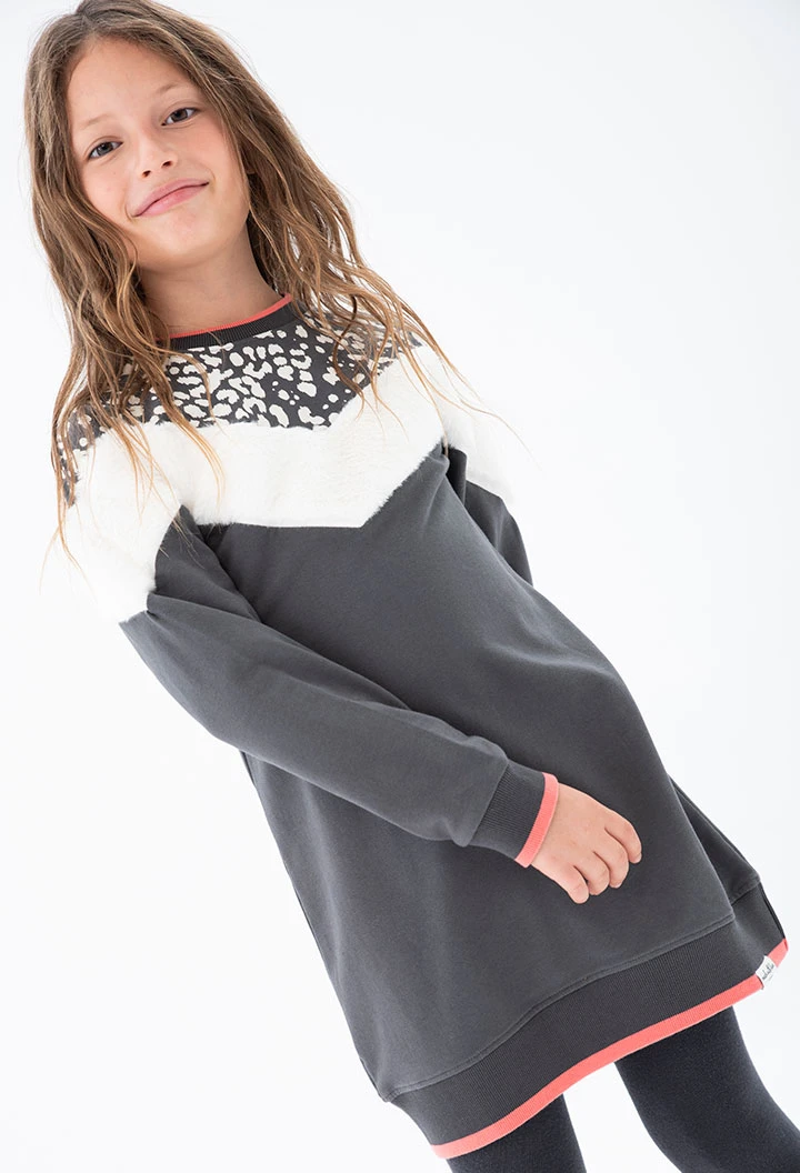 Robe en molleton pour fille