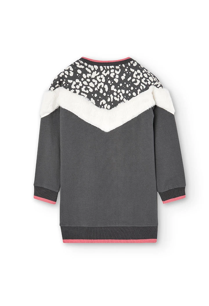 Robe en molleton pour fille