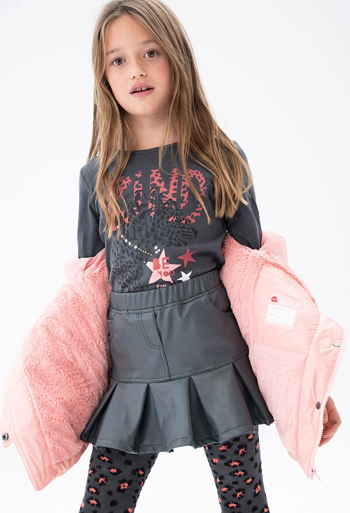 T-Shirt stretch pour fille
