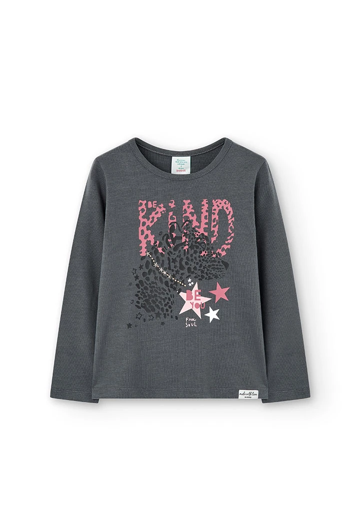 Stretch knit t-Shirt for girl