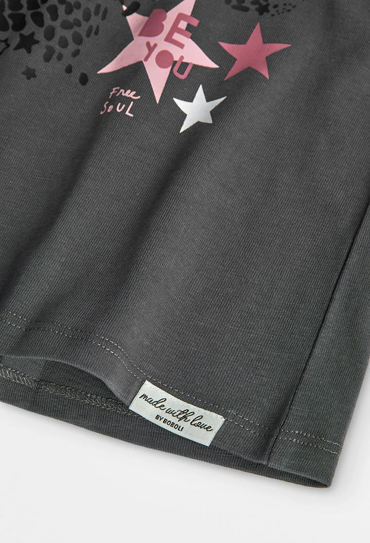 T-Shirt stretch pour fille