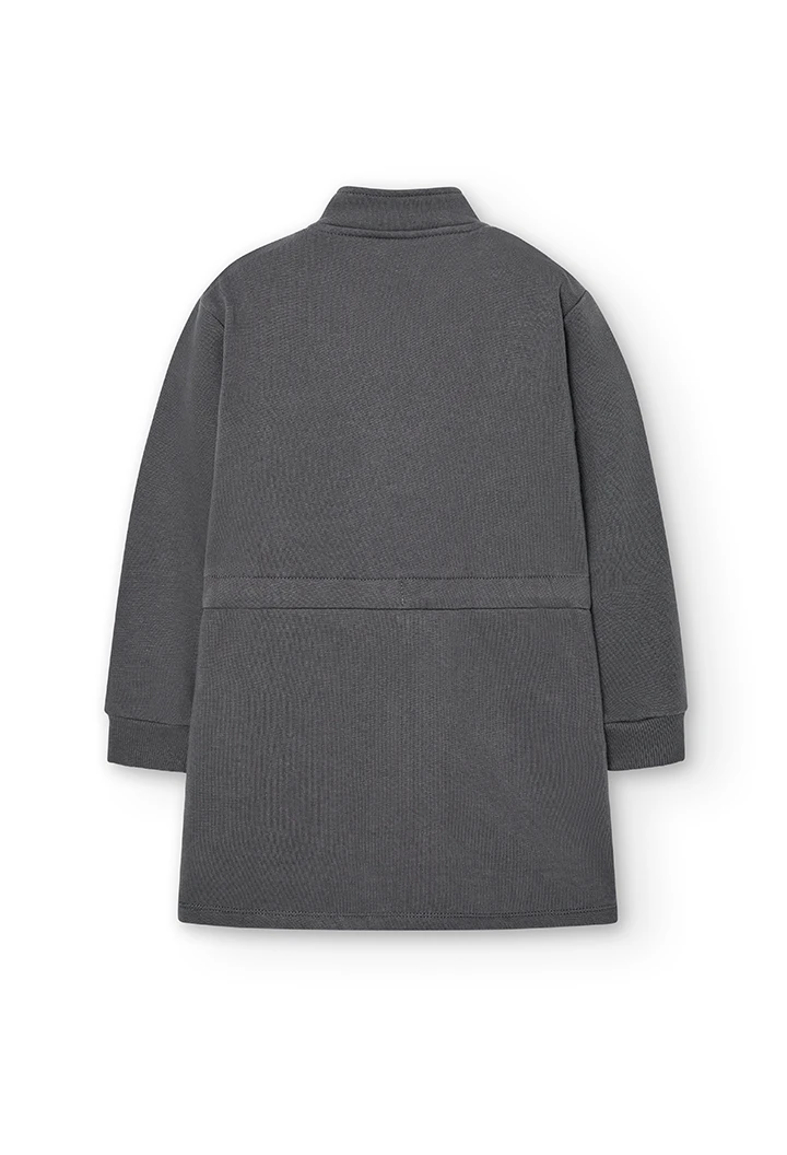 Robe en molleton flame pour fille