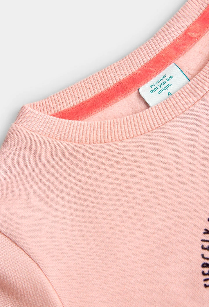 Sweat en molleton flame pour fille
