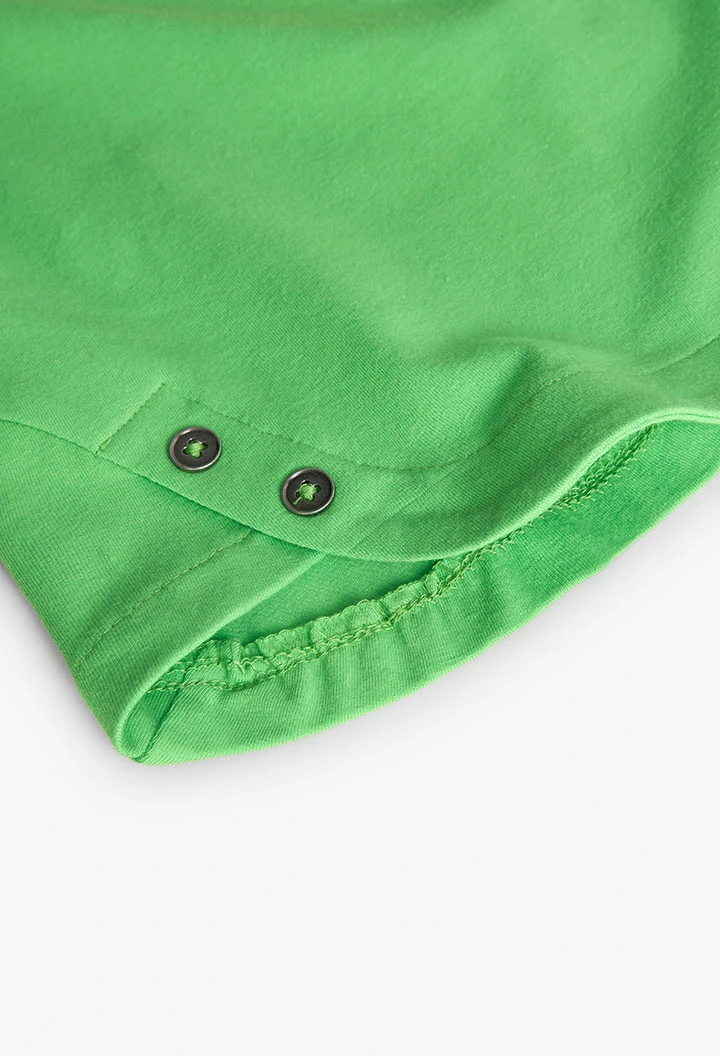 T-shirt stretch pour fille en vert