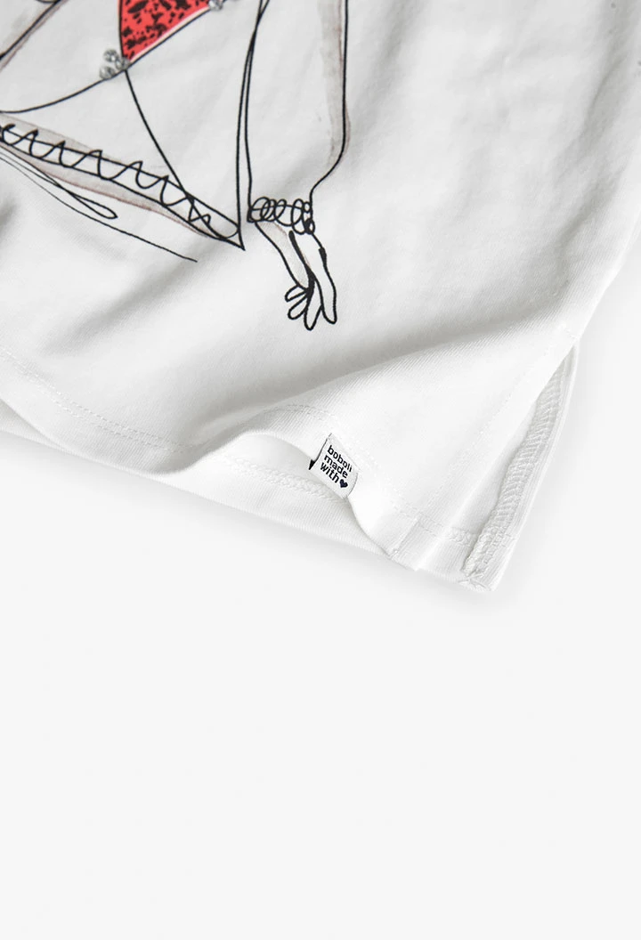 Mädchen T-Shirt weiß