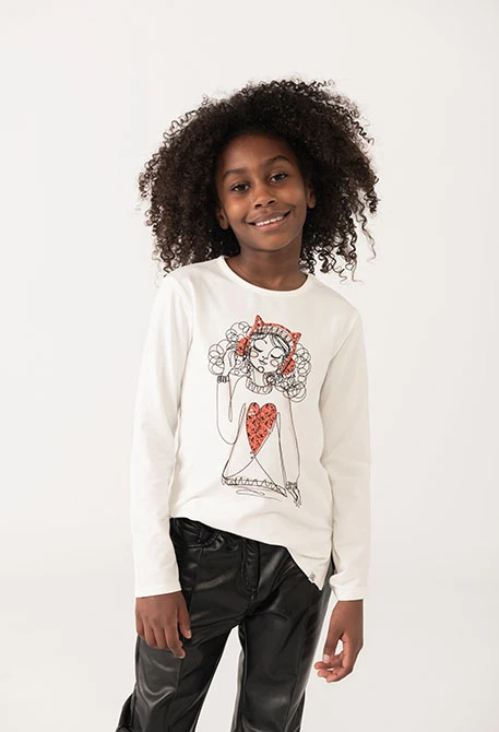 Girl´s white T-shirt