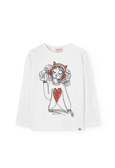 Mädchen T-Shirt weiß