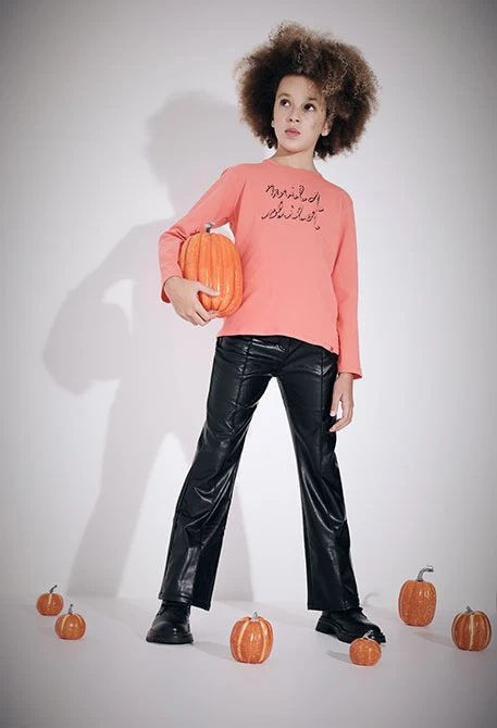 Pantalons nena polipell negre