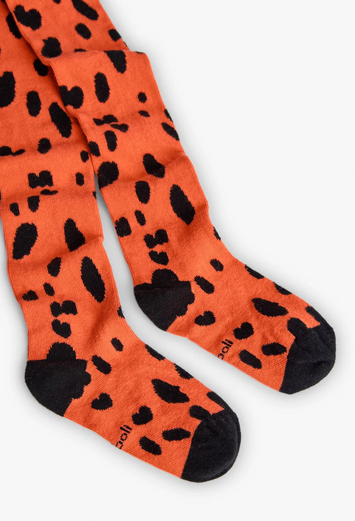 Animal-Print-Strumpfhose