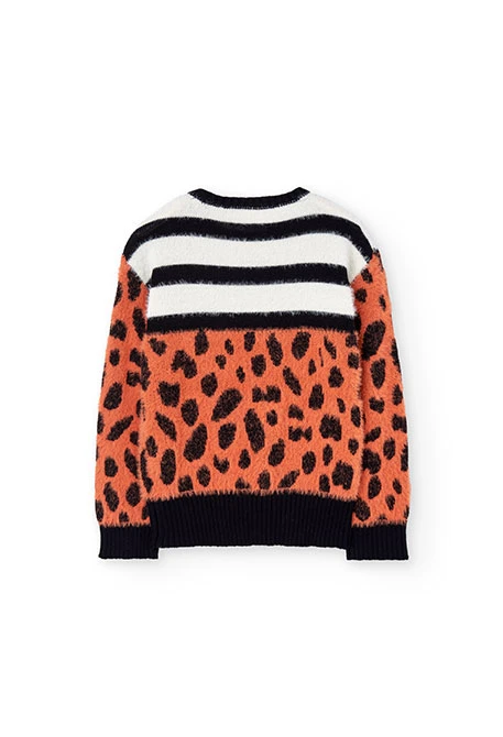 Maglia bambina stampa animalier