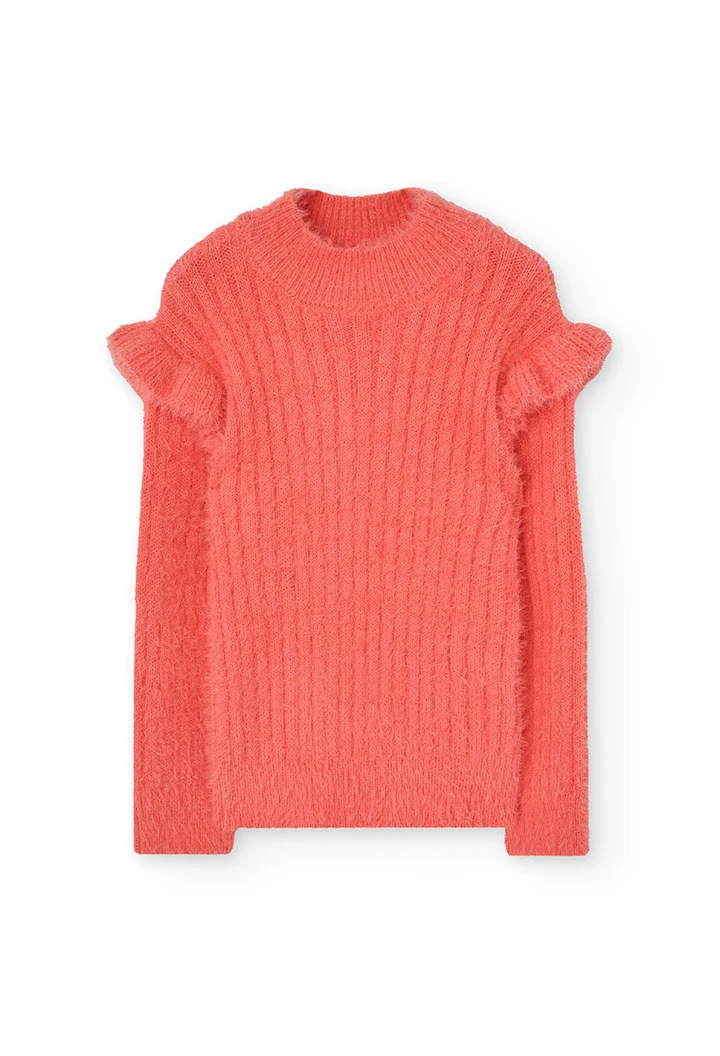 Maglia arancione per bambina