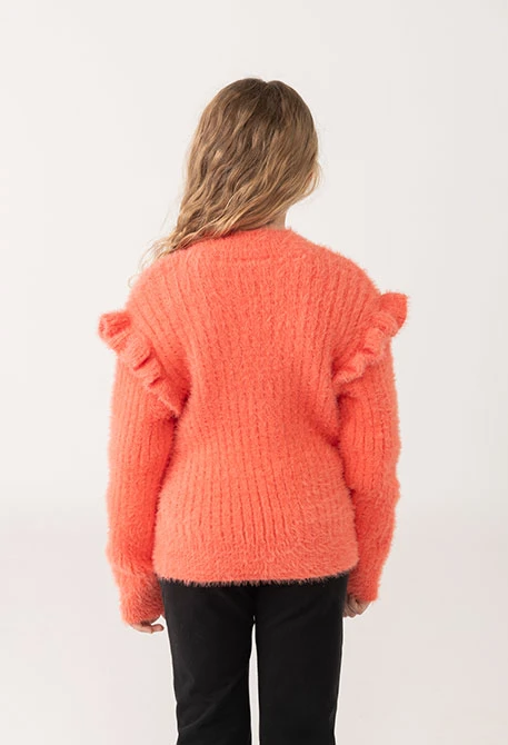 Orange girl´s jumper