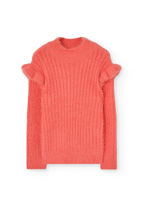 Mädchenpulli orange