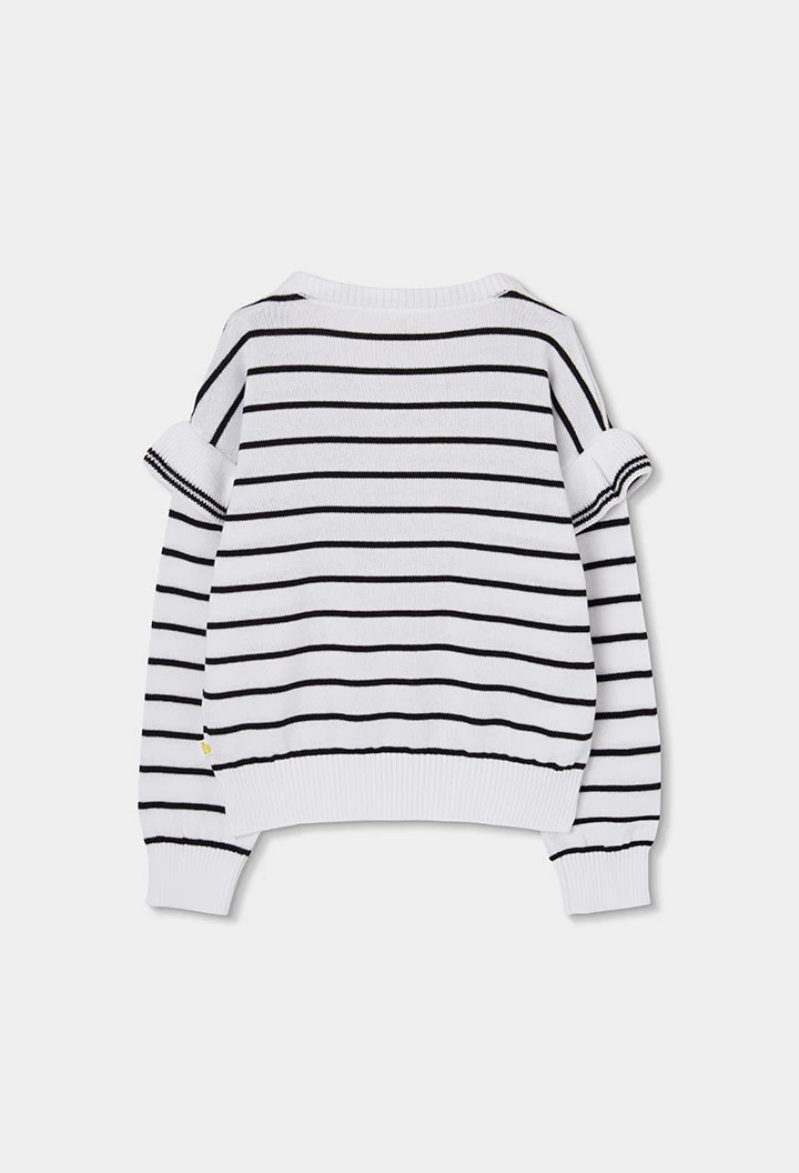 Jersey tricotosa liste de fille