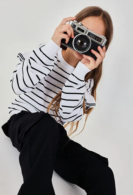 Tricot sweater girl’s listing