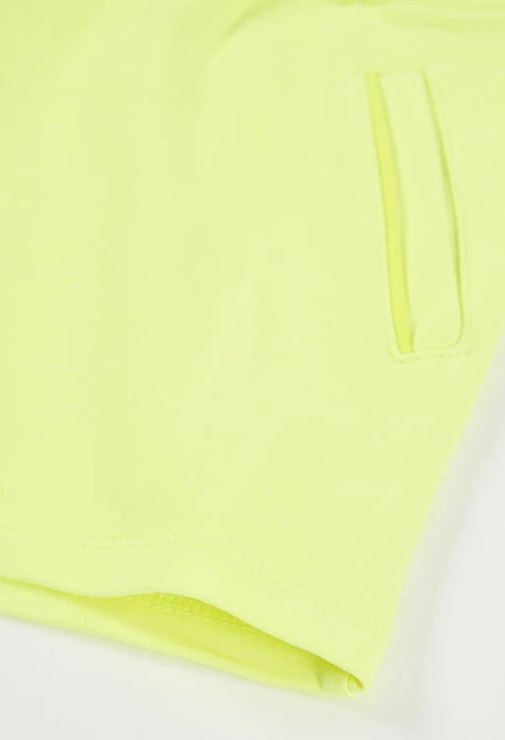 Fluorescent green shorts